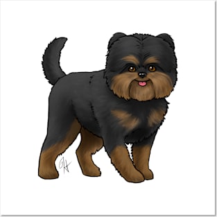 Dog - Affenpinscher - Black and Tan Posters and Art